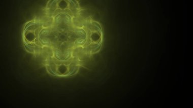 Fantezi kaotik renkli fraktal desen. Soyut Fraktal şekiller. 3D render resimde arka plan veya duvar kağıdı