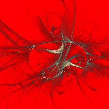 Fantezi kaotik renkli fraktal desen. Soyut Fraktal şekiller. 3D render resimde arka plan veya duvar kağıdı