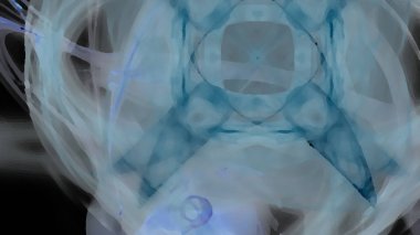 Fantezi kaotik renkli fraktal desen. Soyut Fraktal şekiller. 3D render resimde arka plan veya duvar kağıdı