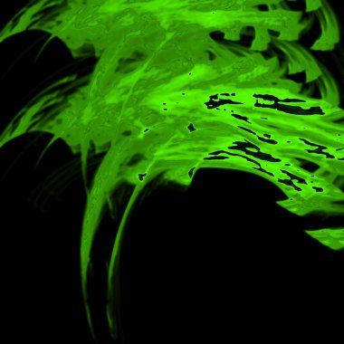 Fantezi kaotik renkli fraktal desen. Soyut Fraktal şekiller. 3D render resimde arka plan veya duvar kağıdı