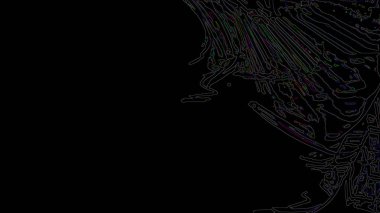 Fantezi kaotik renkli fraktal desen. Soyut Fraktal şekiller. 3D render resimde arka plan veya duvar kağıdı