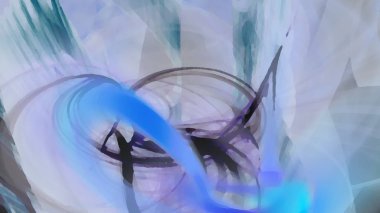 Fantezi kaotik renkli fraktal desen. Soyut Fraktal şekiller. 3D render resimde arka plan veya duvar kağıdı