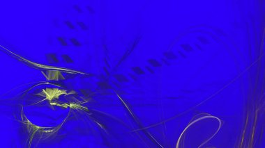 Fantezi kaotik renkli fraktal desen. Soyut Fraktal şekiller. 3D render resimde arka plan veya duvar kağıdı