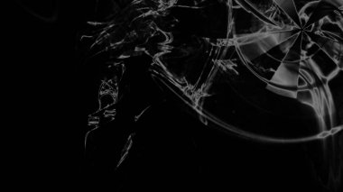 Fantezi kaotik renkli fraktal desen. Soyut Fraktal şekiller. 3D render resimde arka plan veya duvar kağıdı