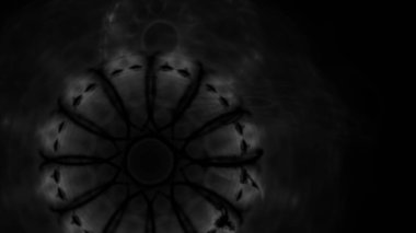 Fantezi kaotik renkli fraktal desen. Soyut Fraktal şekiller. 3D render resimde arka plan veya duvar kağıdı