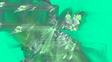 Fantezi kaotik renkli fraktal desen. Soyut Fraktal şekiller. 3D render resimde arka plan veya duvar kağıdı