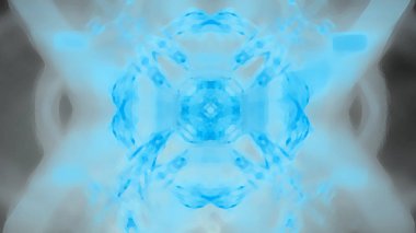 Fantezi kaotik renkli fraktal desen. Soyut Fraktal şekiller. 3D render resimde arka plan veya duvar kağıdı