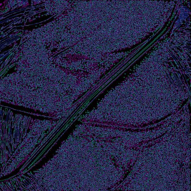 Fantezi kaotik renkli fraktal desen. Soyut Fraktal şekiller. 3D render resimde arka plan veya duvar kağıdı