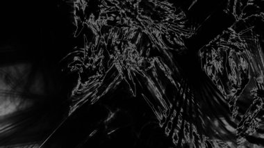 Fantezi kaotik renkli fraktal desen. Soyut Fraktal şekiller. 3D render resimde arka plan veya duvar kağıdı