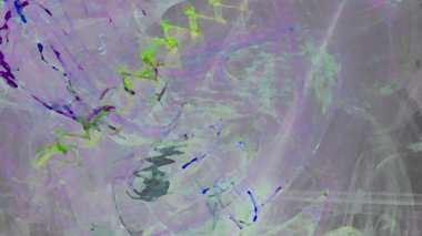 Fantezi kaotik renkli fraktal desen. Soyut Fraktal şekiller. 3D render resimde arka plan veya duvar kağıdı