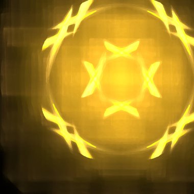 Fantezi kaotik renkli fraktal desen. Soyut Fraktal şekiller. 3D render resimde arka plan veya duvar kağıdı