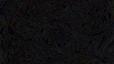 Fantezi kaotik renkli fraktal desen. Soyut Fraktal şekiller. 3D render resimde arka plan veya duvar kağıdı