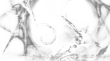 Fantezi kaotik renkli fraktal desen. Soyut Fraktal şekiller. 3D render resimde arka plan veya duvar kağıdı