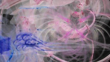 Fantezi kaotik renkli fraktal desen. Soyut Fraktal şekiller. 3D render resimde arka plan veya duvar kağıdı