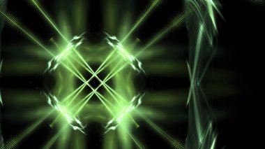 Fantezi kaotik renkli fraktal desen. Soyut Fraktal şekiller. 3D render resimde arka plan veya duvar kağıdı