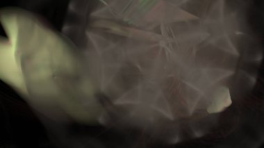 Fantezi kaotik renkli fraktal desen. Soyut Fraktal şekiller. 3D render resimde arka plan veya duvar kağıdı