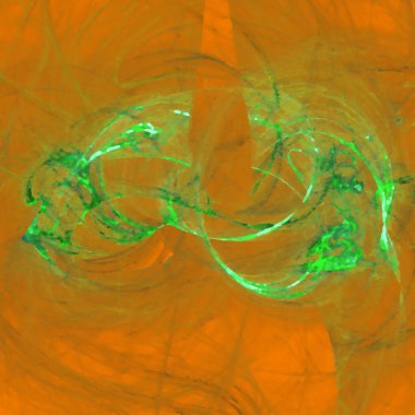 Fantezi kaotik renkli fraktal desen. Soyut Fraktal şekiller. 3D render resimde arka plan veya duvar kağıdı