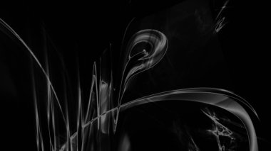 Fantezi kaotik renkli fraktal desen. Soyut Fraktal şekiller. 3D render resimde arka plan veya duvar kağıdı