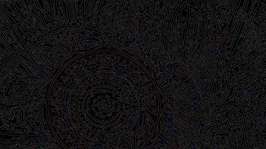 Fantezi kaotik renkli fraktal desen. Soyut Fraktal şekiller. 3D render resimde arka plan veya duvar kağıdı