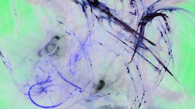 Fantezi kaotik renkli fraktal desen. Soyut Fraktal şekiller. 3D render resimde arka plan veya duvar kağıdı