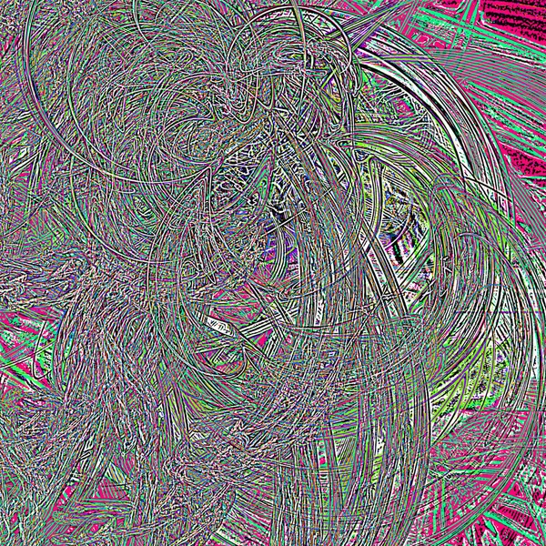 Fantasie chaotische kleurrijke fractale patroon. Abstracte fractale vormen. 3D rendering afbeelding achtergrond of behang — Stockfoto