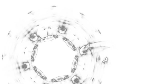 Фантазия хаотичной красочной фрактальной картины. Абстрактные фрактальные формы. 3D рендеринг фона или обоев
