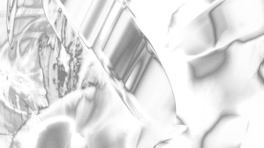 Fantezi kaotik renkli fraktal desen. Soyut Fraktal şekiller. 3D render resimde arka plan veya duvar kağıdı