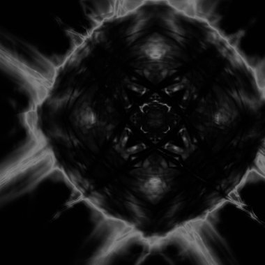 Fantezi kaotik renkli fraktal desen. Soyut Fraktal şekiller. 3D render resimde arka plan veya duvar kağıdı