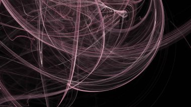 Fantezi kaotik renkli fraktal desen. Soyut Fraktal şekiller. 3D render resimde arka plan veya duvar kağıdı