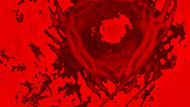 Fantezi kaotik renkli fraktal desen. Soyut Fraktal şekiller. 3D render resimde arka plan veya duvar kağıdı