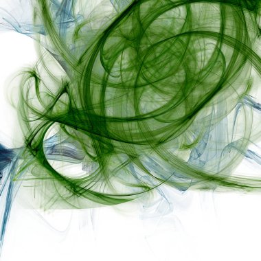 Fantezi kaotik renkli fraktal desen. Soyut Fraktal şekiller. 3D render resimde arka plan veya duvar kağıdı