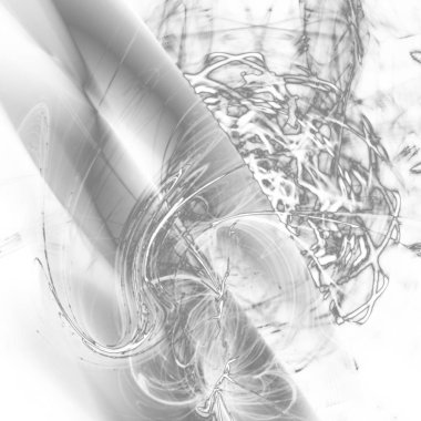 Fantezi kaotik renkli fraktal desen. Soyut Fraktal şekiller. 3D render resimde arka plan veya duvar kağıdı