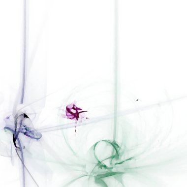 Fantezi kaotik renkli fraktal desen. Soyut Fraktal şekiller. 3D render resimde arka plan veya duvar kağıdı