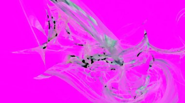 Fantezi kaotik renkli fraktal desen. Soyut Fraktal şekiller. 3D render resimde arka plan veya duvar kağıdı