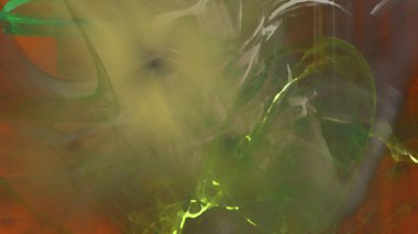 Fantezi kaotik renkli fraktal desen. Soyut Fraktal şekiller. 3D render resimde arka plan veya duvar kağıdı