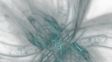 Fantezi kaotik renkli fraktal desen. Soyut Fraktal şekiller. 3D render resimde arka plan veya duvar kağıdı