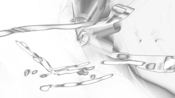 Фантазия хаотичной красочной фрактальной картины. Абстрактные фрактальные формы. 3D рендеринг фона или обоев
