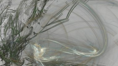 Fantezi kaotik renkli fraktal desen. Soyut Fraktal şekiller. 3D render resimde arka plan veya duvar kağıdı