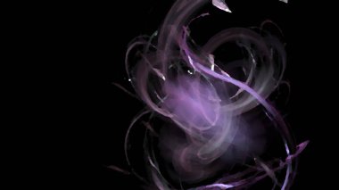 Fantezi kaotik renkli fraktal desen. Soyut Fraktal şekiller. 3D render resimde arka plan veya duvar kağıdı