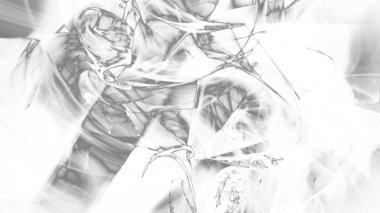 Fantezi kaotik renkli fraktal desen. Soyut Fraktal şekiller. 3D render resimde arka plan veya duvar kağıdı