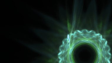 Fantezi kaotik renkli fraktal desen. Soyut Fraktal şekiller. 3D render resimde arka plan veya duvar kağıdı