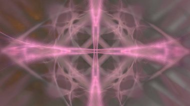 Fantezi kaotik renkli fraktal desen. Soyut Fraktal şekiller. 3D render resimde arka plan veya duvar kağıdı