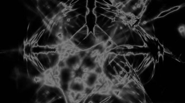 Fantezi kaotik renkli fraktal desen. Soyut Fraktal şekiller. 3D render resimde arka plan veya duvar kağıdı