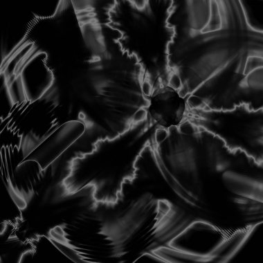 Fantezi kaotik renkli fraktal desen. Soyut Fraktal şekiller. 3D render resimde arka plan veya duvar kağıdı