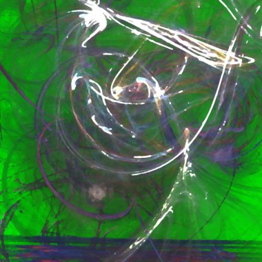 Fantezi kaotik renkli fraktal desen. Soyut Fraktal şekiller. 3D render resimde arka plan veya duvar kağıdı