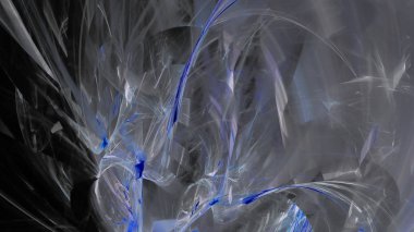 Fantezi kaotik renkli fraktal desen. Soyut Fraktal şekiller. 3D render resimde arka plan veya duvar kağıdı