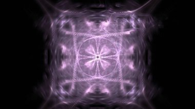 Fantezi kaotik renkli fraktal desen. Soyut Fraktal şekiller. 3D render resimde arka plan veya duvar kağıdı