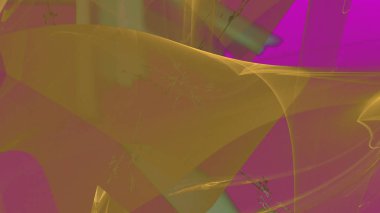 Fantezi kaotik renkli fraktal desen. Soyut Fraktal şekiller. 3D render resimde arka plan veya duvar kağıdı