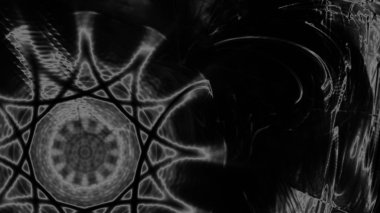 Fantezi kaotik renkli fraktal desen. Soyut Fraktal şekiller. 3D render resimde arka plan veya duvar kağıdı