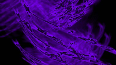 Fantezi kaotik renkli fraktal desen. Soyut Fraktal şekiller. 3D render resimde arka plan veya duvar kağıdı